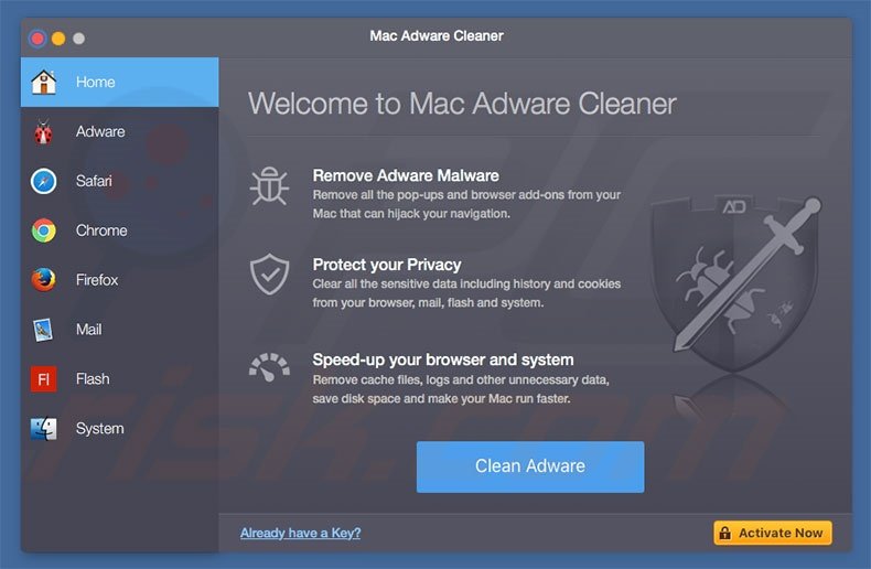 mac adware cleaner spam